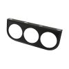 Instrument bracket 3 holes, 52 mm, black