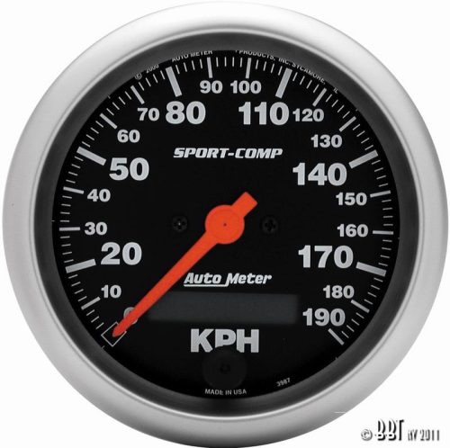Autometer Sport 3-3/8 190-es KM/H