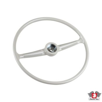   Kormány, fehér-szürke, 17.5" (44.5cm), T2 08/54-07/67