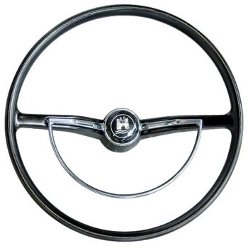   Komány (eredeti) komplett, króm kürtgombbal, fekete, Classic Line minöség, Bogár/Karmann Ghia/Typ3 08/61-07/71