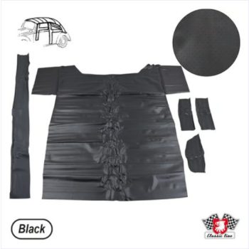   Tetökárpit, fekete, perforált, vinil, Bogár 	1.2-1.6, 	08/67-12/86 között (Classic Line minöség)