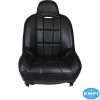   Ülés magas háttámlával, Race Trim, elöl, fekete vinyl/fekete szövet, KG 1.2-1.6 08/55-07/74, Bogár 1.2-1.6 12/47-12/86