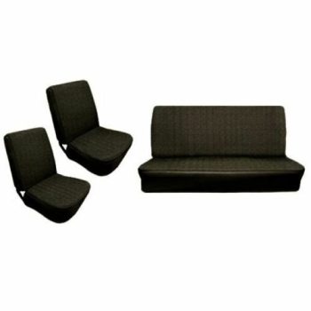   Üléshuzat szett, vinyl, "ráhúzható" fekete, 08/64-07/67 EMPI