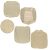 Front seat cover, 1 + 1, T2 08/67-07/72 beige (horizontal stitching)