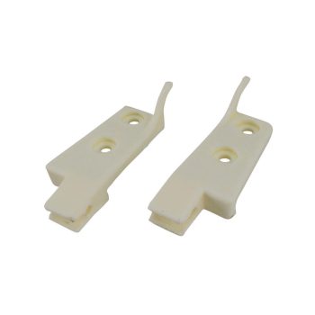   Rear seat backrest hinge counter piece KG. (pair) Karmann Ghia 10/68-07/74