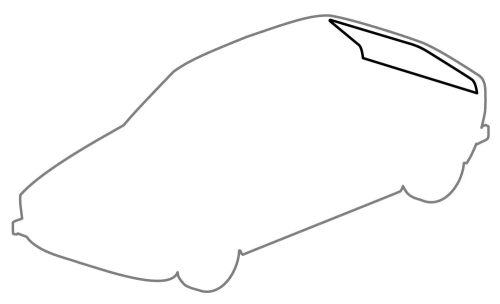 Csomagtérajtó tömítés: Golf Mk1 (1975-1983), Golf Mk2 (1984-1992), Polo Mk1/2 (1982-1994)