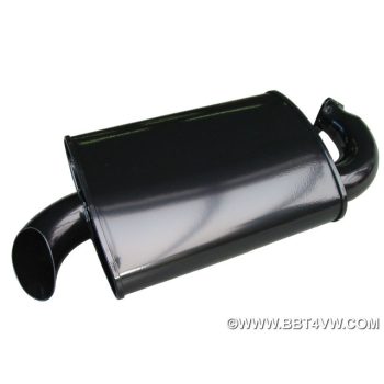 Exhaust muffler for FATBOYA 1013 T2 63-71 black