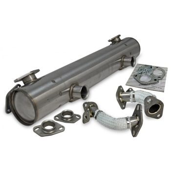   Vintage Speed exhaust Type 1, 13/15/1600cc, Classic Look, with preheater / Stainless steel