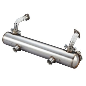   Vintage Speed exhaust Type 1, Classic Look, without preheater / Stainless steel, Type1 13/15/1600cc