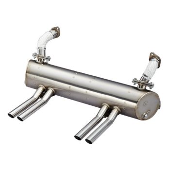   Vintage Speed Abarth exhaust, Beetle 13-1600cc, without preheater, stainless steel
