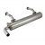 Vintage Speed Abarth Kipufogódob Type 3, elömelegítö nélkül / Rozsdamentes acél