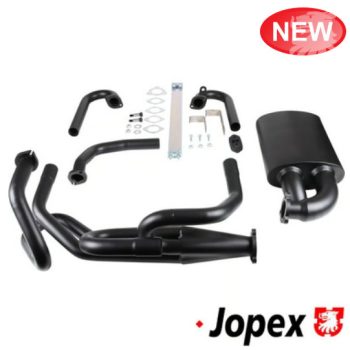   Sport kipufogó rendszer, 38 mm külsö csö átmérö, 4 az 1-be csö kialakítás, lágyacélból készült