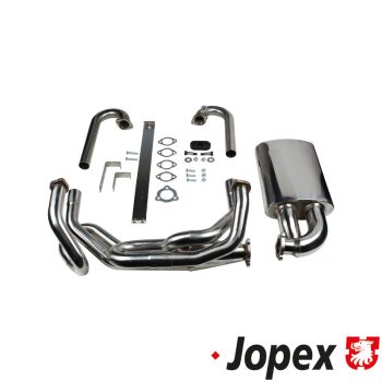   Sport kipufogó rendszer, rozsdamentes, 39mm a belsö csöátmérö, 1.3-1.6