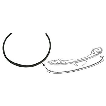   Motorborító lemez tömítés, 830 mm, Porsche 356 A/B/C 08/50-12/65