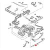   Water pipe, between cylinder head and thermostat housing, T25/T3 1.9 DF, DG, DH, GW, 08/82-07/85