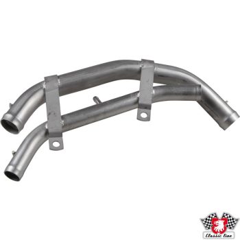   Vízcsö, dupla, hajtómü felett, rozsdamentes acél   VW Transporter T3 Syncro 	1.6-2.1 (incl. D) 	02/85-07/92