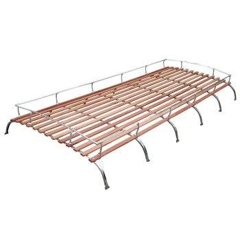   Tetöcsomagtartó, 6 lábas, rozsdamentes acél, T2 03/50-07/79