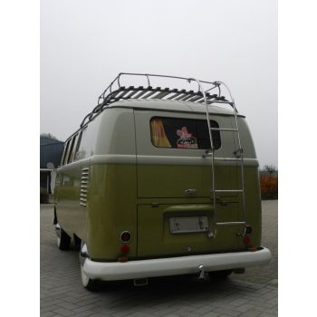 Hátsó rozsdamentes létra a tetöcsomagtartóhoz