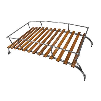 Tetöcsomagtartó 2 lábas T25 rozsdamentes acél