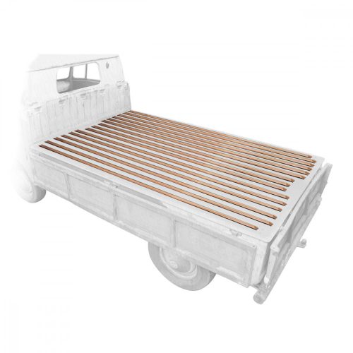 Plató fa léc készlet,dupla kabinoshoz (4 léc) Type 2 -08/67 / Wide bed / BBT