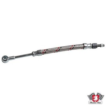   Oil hose, steel braided, from oil filter to engine, Porsche 356, 912