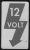 Sticker, 12V
