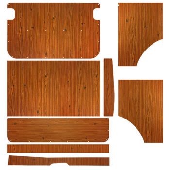 Interior panel set Westfalia Helsinki (8pcs) Bus 08/67-07/79