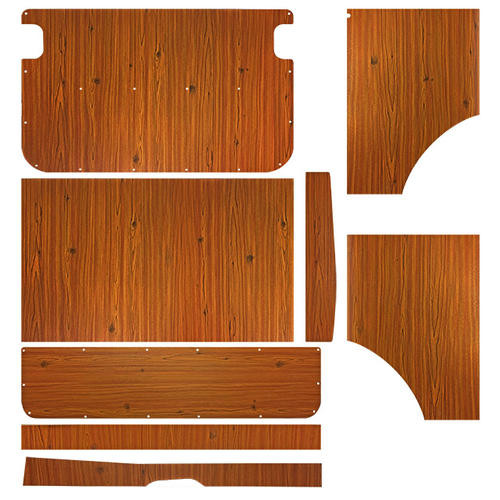 Interior panel set Westfalia Helsinki (8pcs) Bus 08/67-07/79