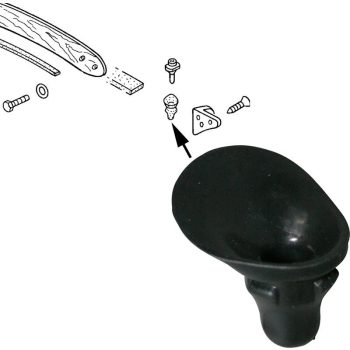   Tetö megvezeto tüske gumi, 1 pár, 68-72, kabrió KG 08/68- 