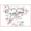   Hátsó oldalablaküveg megvezetö PVC korong T1 kabrió 08/64- (8db)