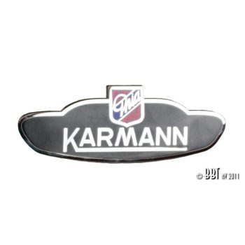 Karosszéria embléma, Karmann Ghia