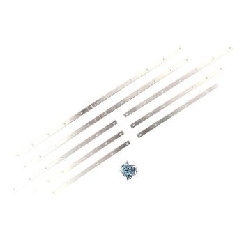   Alu rögzítö szett, tetö gumitömitéseihez, csavarokkal, 1303 kabrio