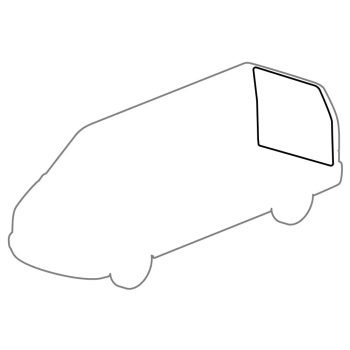 Tailgate seal, full or split: T4 (1991-2003)
