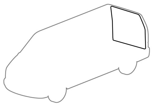 Tailgate seal, full or split: T4 (1991-2003)
