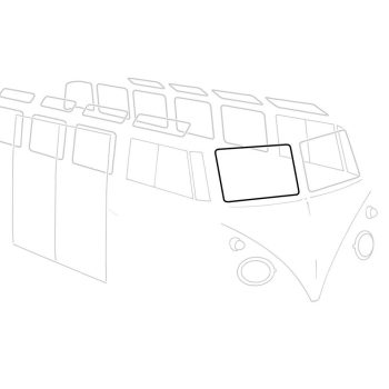 Windshield rubber, right, T2 55-67, premium quality