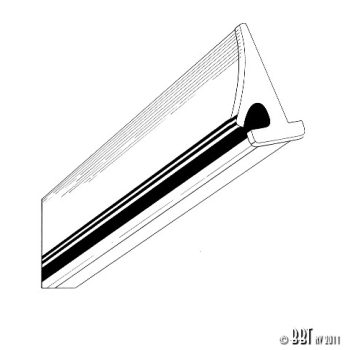Side window outer rubber, Pop-out (openable)T2,-67