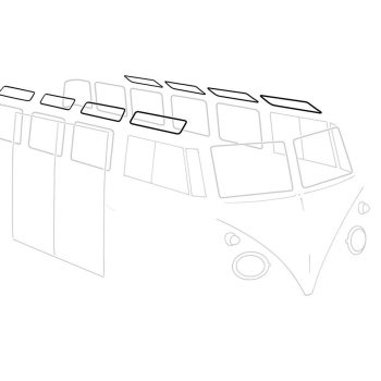 Roof window rubber, T2, -67, pcs (Samba) German quality