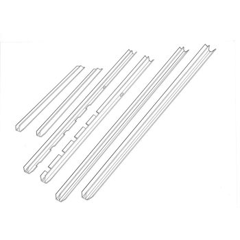 Glass guide felt set, T2 50-67 (6pcs)