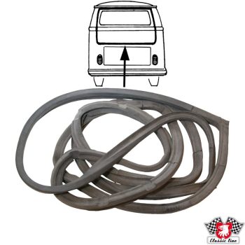 Rear door rubber, T2 08/63-07/71, Classic Line
