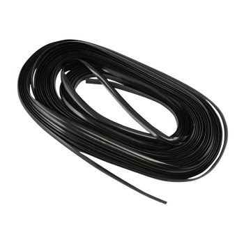 Deluxe decorative strip rubber, Samba 16.5m., black