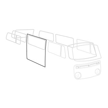 Sliding door rubber, right T2 08/67-07/79 Top Quality!!
