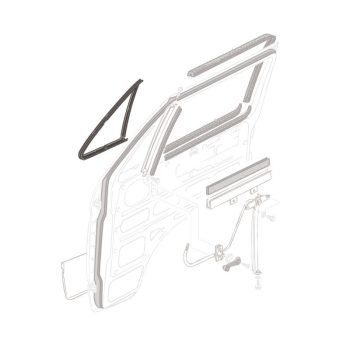   Pillangóablak tömítés, fix, bal/jobb, db., T25 05/79-08/92