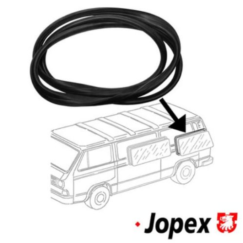 Hátsó oldalablak tömítés T25 05/79-08/92 bal/jobb, 