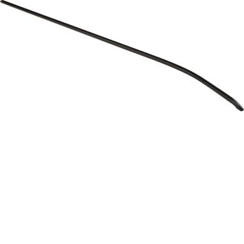   Esöcsatorna-perem díszléc A oszlopon, jobb, fekete, T25/T3 05/79-07/92, Gyári minöség