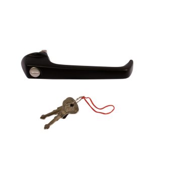   Bal oldali tolóajtó kilincs zárhengerrel és kulccsal, Német minöség,  T25/T3 (1985-1992)