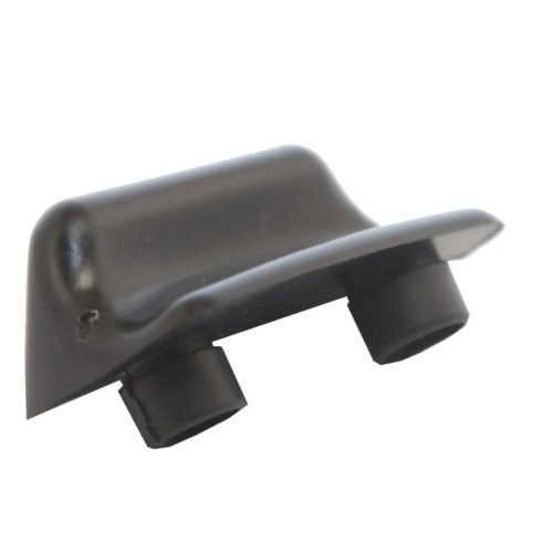 End piece for sliding door handle finger guard plate, early version, T25 05/79-12/82