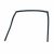  Door window rubber on the body, left, Typ34 Karmann Ghia