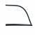  Opening side window rubber, left, pop-out, Typ34 Karmann Ghia