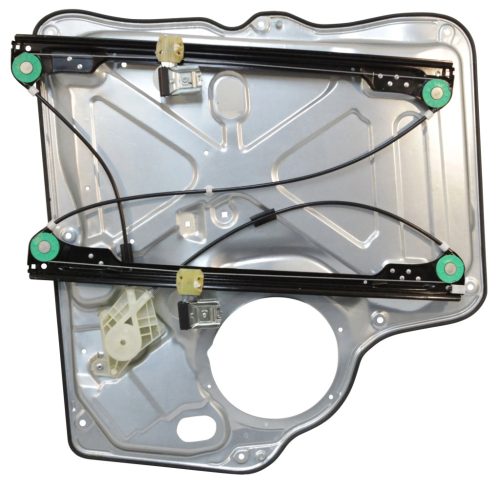 Elektromos ablakemelö szerkezet, gyári kialakítás, motor nélkül, bal elsö, T5 (2004-2010)