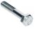 Hexagon head screw half-threaded M8x50, Din 931